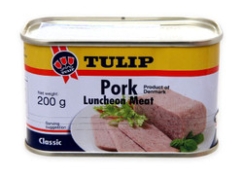 Thịt heo hộp Tulip Pork Luncheon Meat Classic hộp 200g