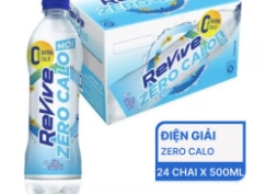 Thùng nước uống điện giải zero calo Revive chai 500ml (24 Chai)
