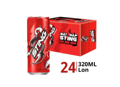 Thùng nước tăng lực dâu Sting 320ml (24 Lon)