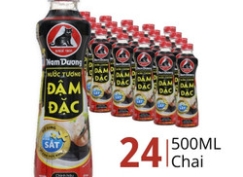 Thùng nước tương đậm đặc Nam Dương chai 500ml (24 Chai)