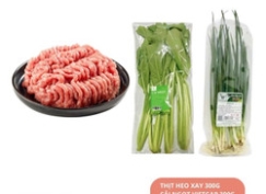 Combo canh Cải ngọt thịt bằm
