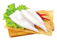 Mực ống làm sạch size 10 đến 12